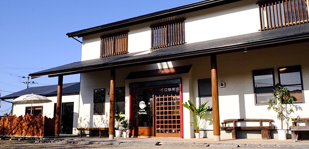 カフェタンナル糸島本店外観